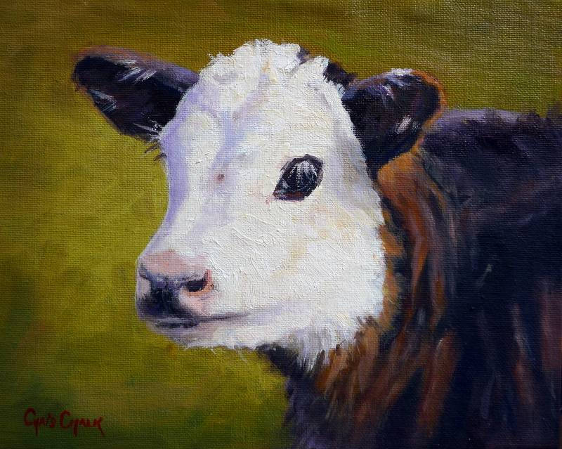 Painting of a Calf