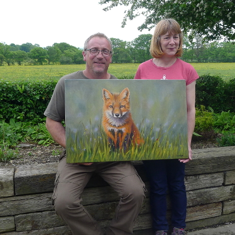 fox painting