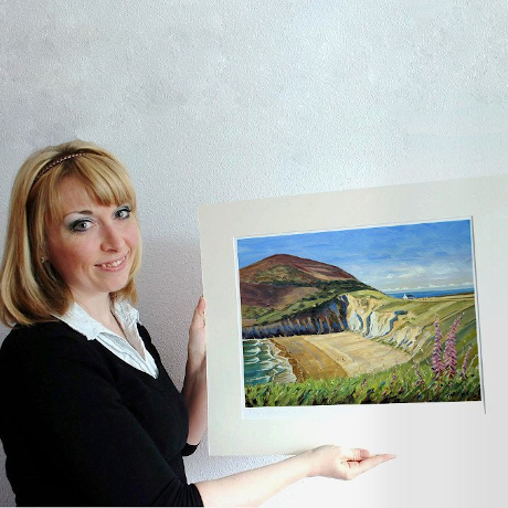 Print of Mwnt, Ceredigion